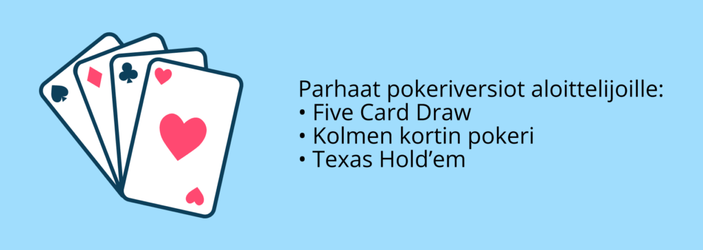 Pokeri aloittelijoille