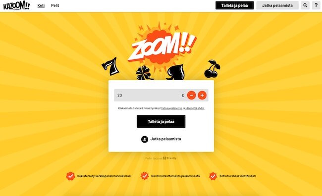 Kazoom etusivu Kazoom etusivu