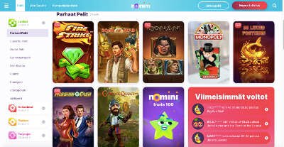 Nomini casino pelit Nomini casino pelit