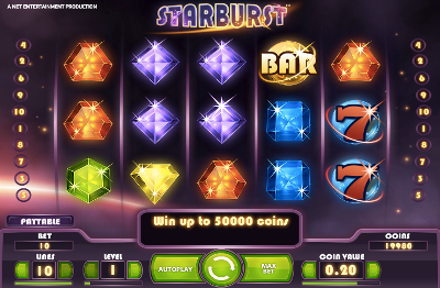 Starburst slot