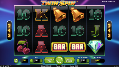 Twin spin kolikkopeli